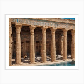 Egyptian Temple 5 Art Print