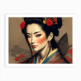 Geisha 18 Art Print