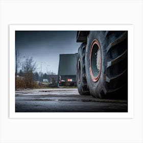 Big Truck On The Road Art Print