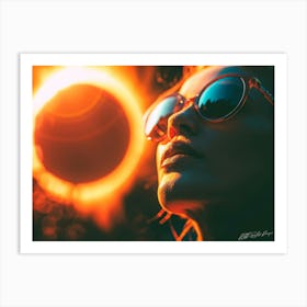 Solar Watcher - Eclipse Of Sun Art Print