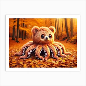 Octobear Art Print