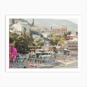 Italy Beach Art Print