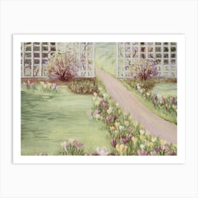 Tulips In The Garden 1 Art Print