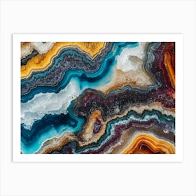 Agate 1 Art Print