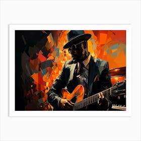 Jazz Musician Art Print