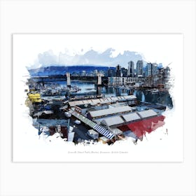 Granville Island Public Market, Vancouver, British Columbia Art Print