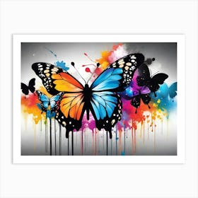 Colorful Butterfly 42 Art Print