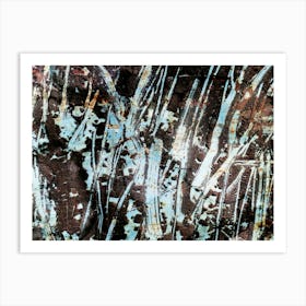 Abstract Rough Texture Art Print