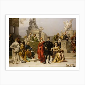 Vintage Renaissance Painting House Of Habsburg Art Print