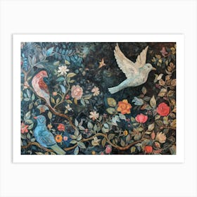 Contemporary Artwork Inspired By William Morris 2 Art Print