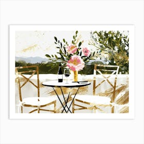 Table For Two 1 Art Print