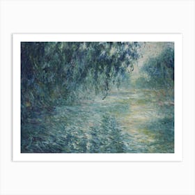 Morning On The Seine, Claude Monet Art Print