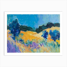 Field Of Lavender Art Print