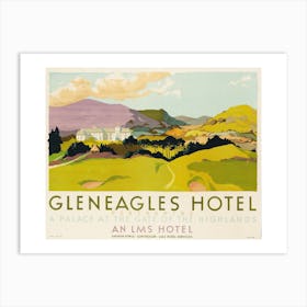 Gleneagles Hotel Art Print