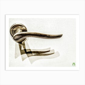 Shadow Of A Door Handle 20230927080329rt4pub Art Print