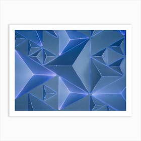 Abstract Geometric Pattern 1 Art Print