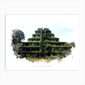 Prasat Thom, Temples Of Angkor, Cambodia Art Print