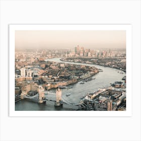 London From Above Art Print