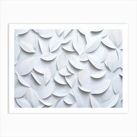 Paper Leaves Wall Art Art Print