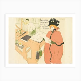 Cover For L Estampe Originale (1893), Henri de Toulouse-Lautrec Art Print