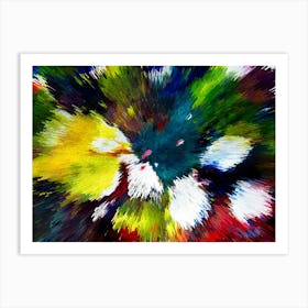 Acrylic Extruded Painting 442 Art Print