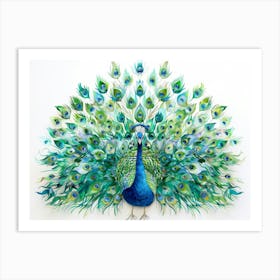 Peacock 24 Art Print