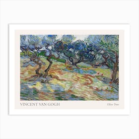 Olive Trees, Van Gogh Poster Art Print