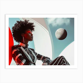 Afro-American Woman Art Print