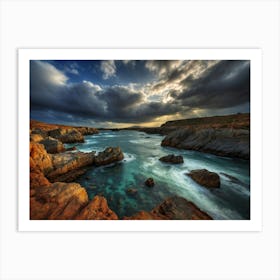 Stormy Seascape Art Print