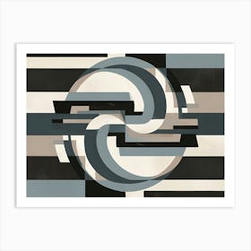 Abstract Geometric Pattern 21 Art Print