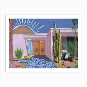 Happy Palm Springs Art Print