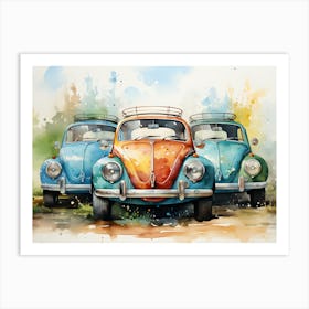 Little Drivers Delight Art Print