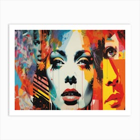 'The Face Of Women' Art Print