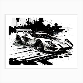 Gt1 car Art Print