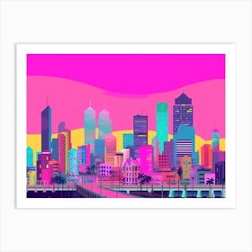 Tel Aviv Skyline  Art Print