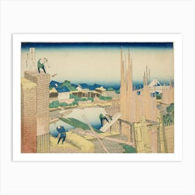 Tatekawa In Honjō ,Katsushika Hokusai Art Print