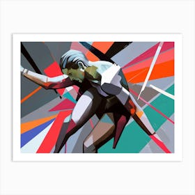 Olympic Athlete 1 Art Print