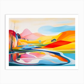 Calming Abstract Art Print