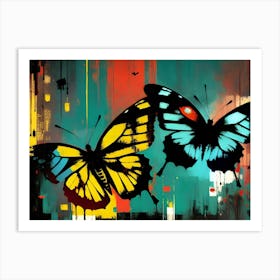 Butterfly Painting 208 Art Print