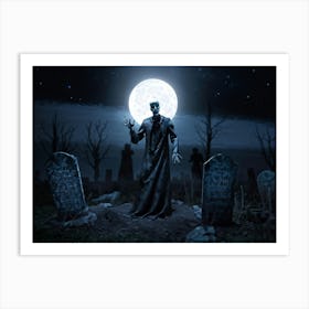 Graveyard 2 Art Print