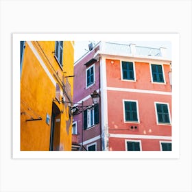 Italian buildings Art Print