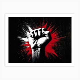 Fist In The Air 1 Art Print