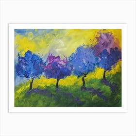 Trees In Bloom Art Print