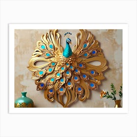 Peacock Wall Art 9 Art Print