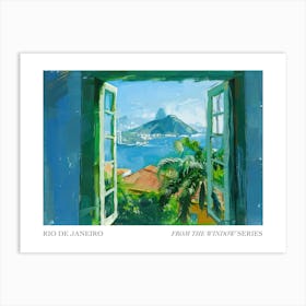 Rio De Janeiro From The Window Series Poster Painting 3 Art Print