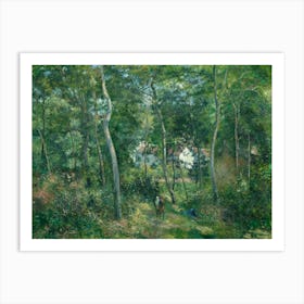 Edge Of The Woods Near L Hermitage, Pontoise (1879), Camille Pissarro Art Print