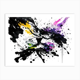 Abstract Dancer Art Print