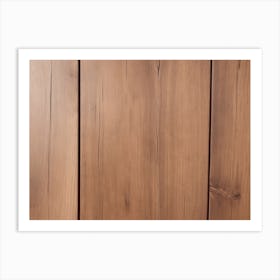 Brown wood plank texture background 2 Art Print