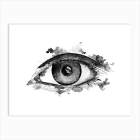 Eye Watercolour Art Print