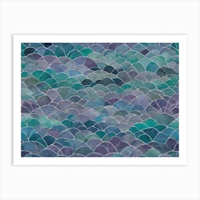 Mermaid Scales Art Print